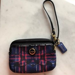 Coach Wristlet with 2 pockets